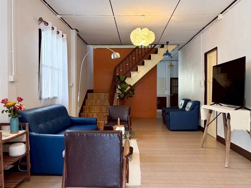 รูป 🏡 ให้เช่าบ้านเดี่ยว 2 ชั้น อ.เมือง เชียงใหม่ ✨ สไตล์โฮมมี่ วินเทจ ตกแต่งน่าอยู่ สะอาด ✨ - รูปที่ 3/11
