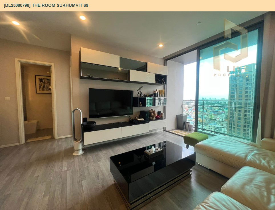 รูป DL25080798 ให้เช่าคอนโด เดอะ รูม สุขุมวิท 69 (The Room Sukhumvit 69) ใกล้ BTS พระโขนง พร้อมเข้าอยู่ โทรด่วน 0638692663 LineID @534wlwof - รูปที่ 4/9