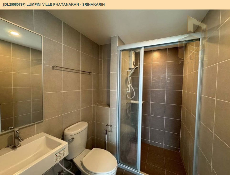 picture DL25080797 Condo for rent, Lumpini Ville Phatanakan - Srinakarin near -, ready to move in, call urgently 0656133286 LineID @534wlwof - 7/10