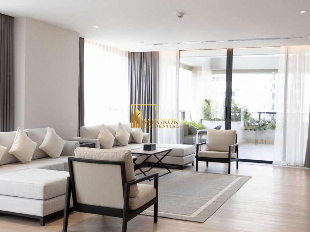 รูป Stunning 4 Bedroom Serviced Apartment in Asoke Area - BR30189SA - รูปที่ 1/27