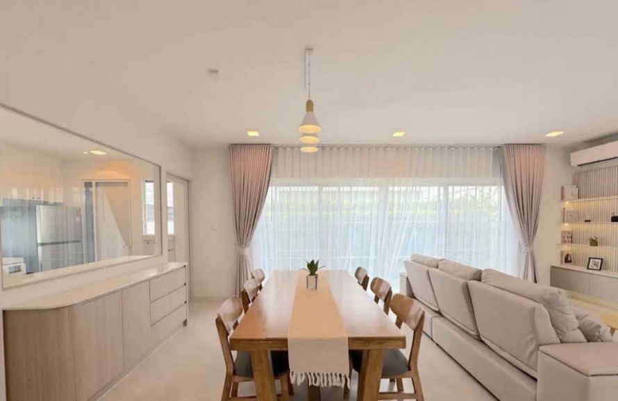 picture Baan Chaiyapruek Bangna Km 15, first rental, brand new house, ready to move in, owner of Land and Houses project. - 3/4