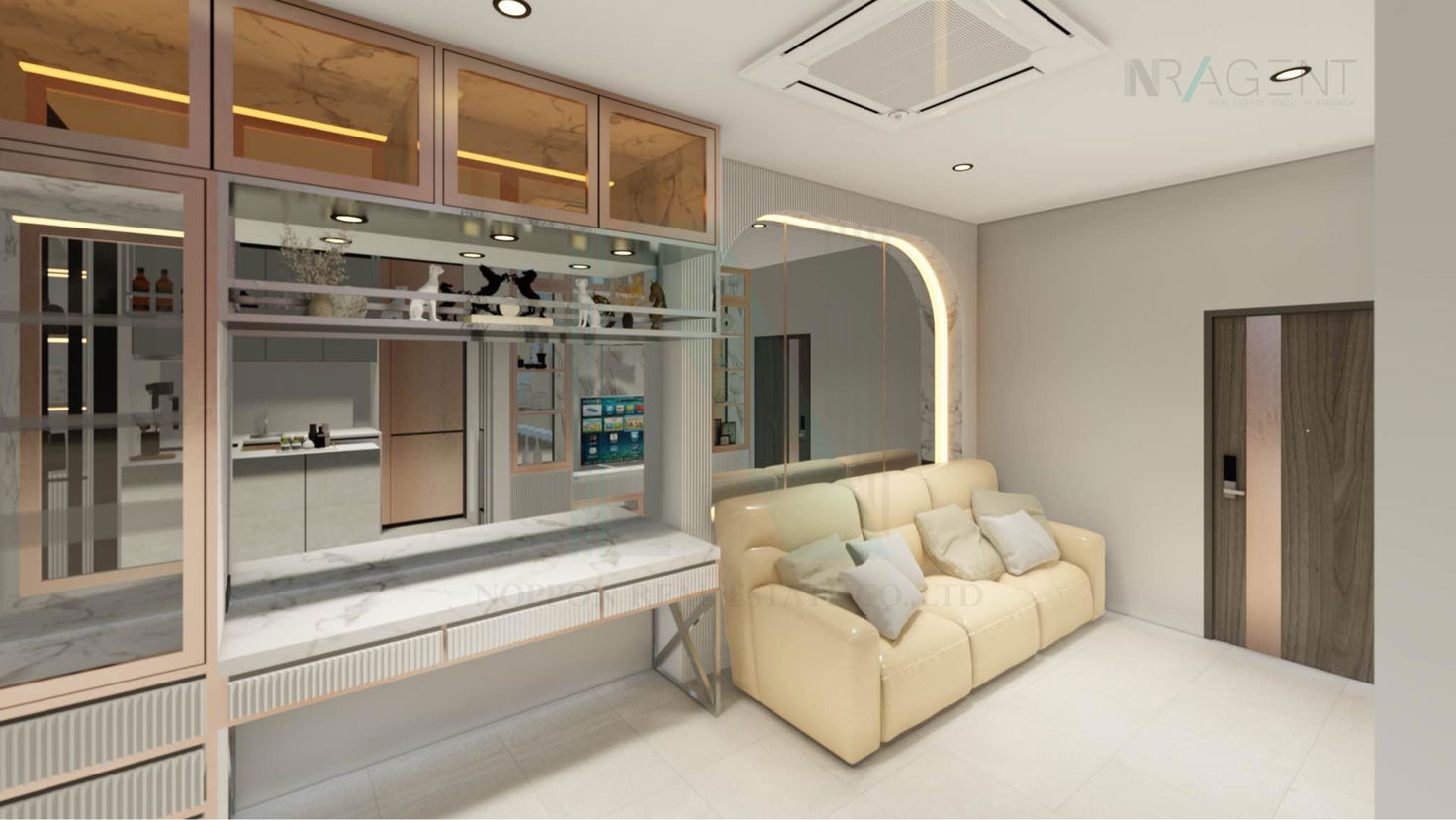picture For Rent Condo SUPALAI ICON SATHORN Building 1, Floor 20,1 bed room, Room size 45.00 sqm - 6/8