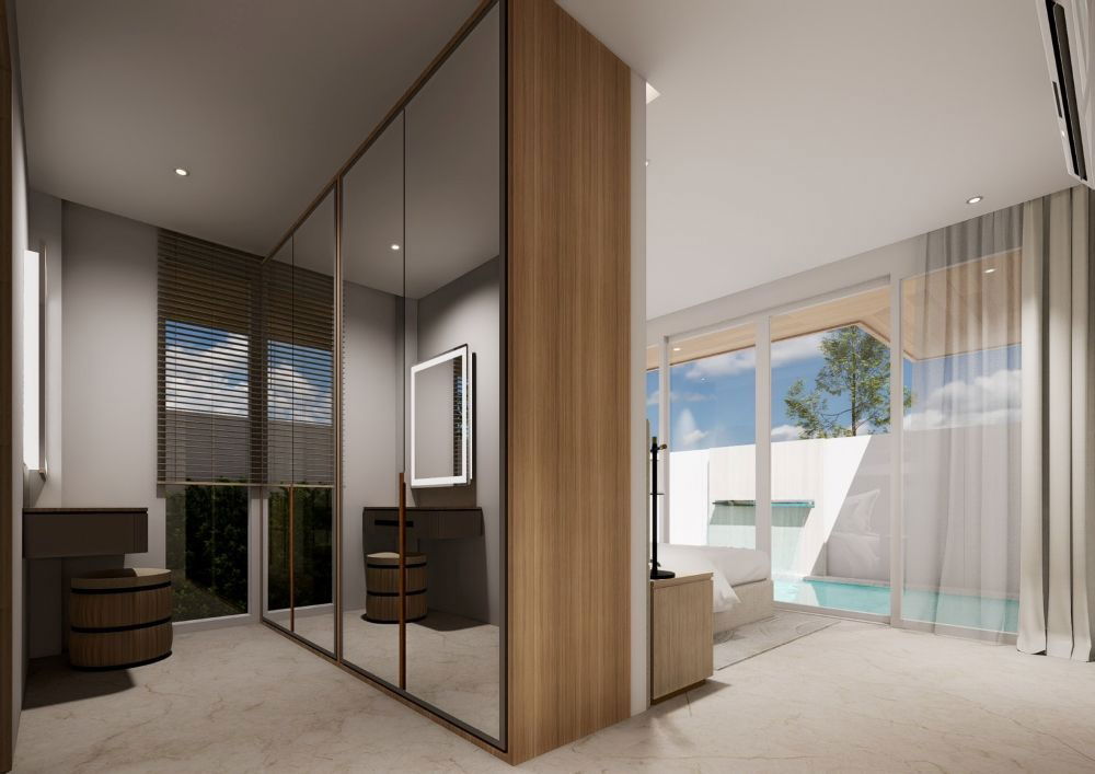 รูป ขาย Pool Villa หมู่บ้านสวนเนรมิต 5 ตกแต่งครบ ใกล้Robinson Lifestyle Thalang เพียง 5 นาที  - รูปที่ 11/22