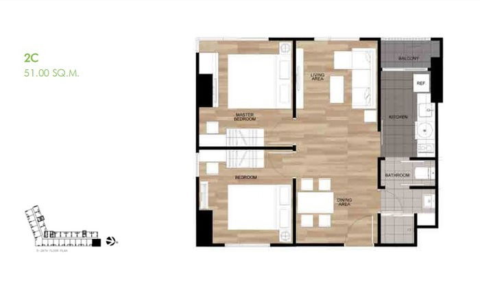 รูป 💥💥ปล่อยเช่า The Base Phetkasem 2Bed 1 Bath 51 ตร.ม.ชั้น 15 ห้องพร้อมอยู่!! ใกล้ MRT เพชรเกษม 48 สนใจแอดไลน์ Line ID:@atfirm💥💥 - รูปที่ 10/11