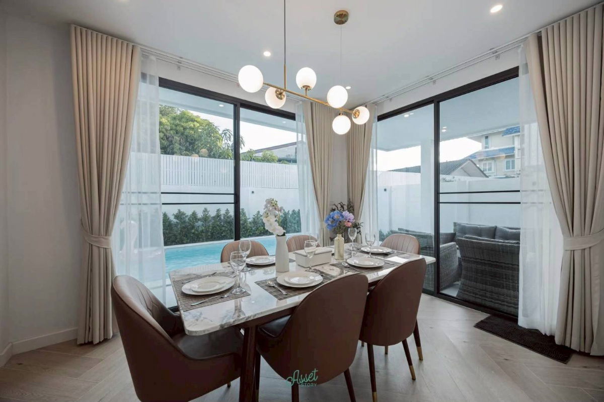 รูป ให้เช่า  Pool Villa #สันผักหวาน  ค่าเช่ารายเดือนสัญญา1ปี  75,000฿/เดือน   - รูปที่ 8/11