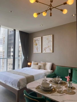 TA5596📲LineID @556ryccg🚞Studio 29 sqm Floor 34 Tower6 Fully furnished Park Origin Phromphong near BTS Phrom Phong, Benjasiri park, Emporium