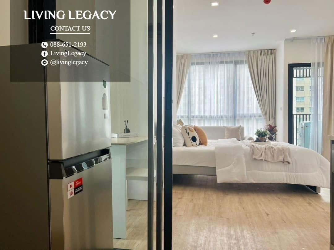 picture LUJN49GE Condo For Rent The Rich Rama 9 - Srinakarin 28 Sq.M. Floor 12 line id : @livinglegacy - 5/8