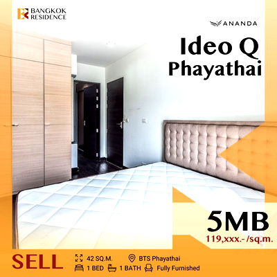 Condos for sale Saint Francis Xavier Convent School : 🔥Best Price! High Floor,Ideo Q Phayathai near BTS Phayathai