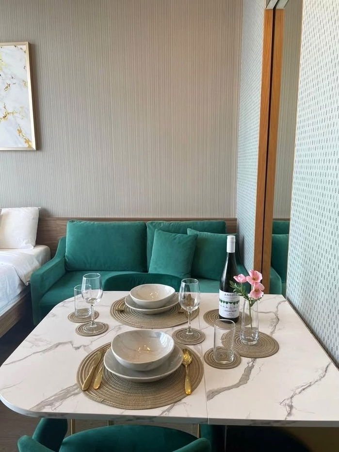 picture TA5596📲LineID @556ryccg🚞Studio 29 sqm Floor 34 Tower6 Fully furnished Park Origin Phromphong near BTS Phrom Phong, Benjasiri park, Emporium - 5/10