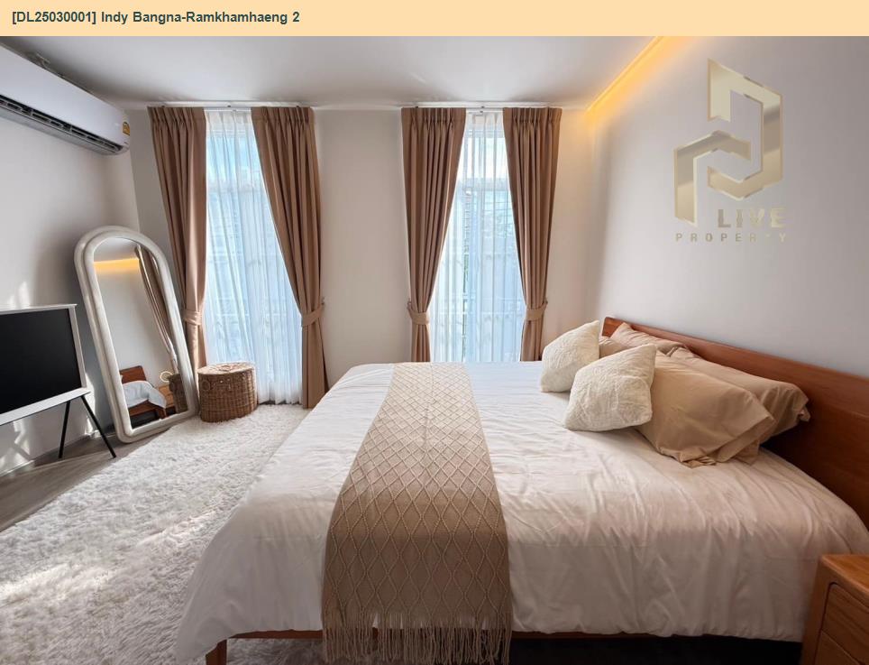 รูป DL25030001 ให้เช่าคอนโด อินดี้ บางนา-รามคำแหง 2 (Indy Bangna-Ramkhamhaeng 2) ใกล้ BTS บางนา พร้อมเข้าอยู่ โทรด่วน 0638692663 LineID @655ebbvc - รูปที่ 10/15
