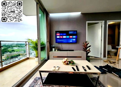 คอนโดให้เช่า : TA6329📲LineID @556ryccg🏢2 ห้องนอน 57 ตรม ชั้น 10 ตึกB พร้อมเฟอร์นิเจอร์ T.C. Green พระราม 9 ติดถนนพระราม9 และ ถนนจตุรทิศ-RCA ใกล้ทางด่วน