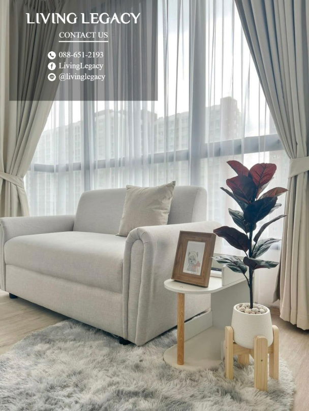 picture LUJN49GE Condo For Rent The Rich Rama 9 - Srinakarin 28 Sq.M. Floor 12 line id : @livinglegacy - 4/8