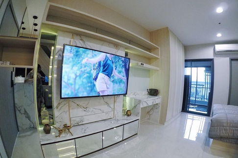 🎯 For rent, fully furnished, large room,  IDEO THAPHRA INTERCHANGE, garden view.