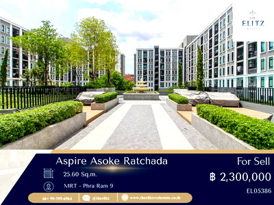 คอนโด MRT พระราม 9 : ✨ คอนโด Low Rise บนทำเลศักยภาพย่านอโศก-รัชดา ใกล้รถไฟฟ้า และ ทางด่วน Yield ดีมากกก 💯