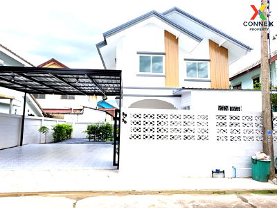 Houses for sale Phutthamonthon Sai 4 Road  : For Sale House , Baan Rompradu Phetkasem 104 , newly renovated , Krathum Lom , Sam Phran , Nakhon Pathom , CX-128133 ✅ Live chat with us ADD LINE @connexproperty ✅ 
