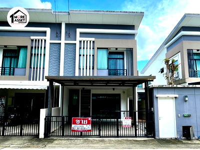 ขายทาวน์โฮม : ขาย ทาวน์โฮมแฝด เดอะทรัสต์ 95 ราชพฤกษ์-รัตนาธิเบศร์(โครงการ 3)  ต่อเติมครบ พร้อมอยู่ ถนนหน้าบ้านกว้าง ทำเลราชพฤกษ์-ชัยพฤกษ์