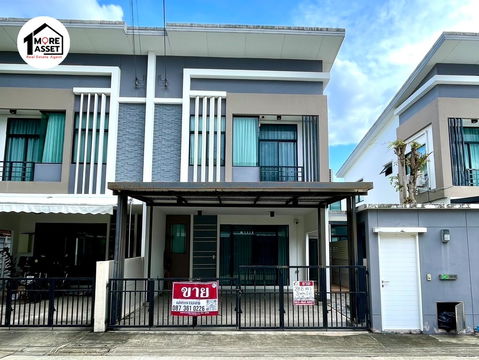 ขาย ทาวน์โฮมแฝด เดอะทรัสต์ 95 ราชพฤกษ์-รัตนาธิเบศร์(โครงการ 3)  ต่อเติมครบ พร้อมอยู่ ถนนหน้าบ้านกว้าง ทำเลราชพฤกษ์-ชัยพฤกษ์