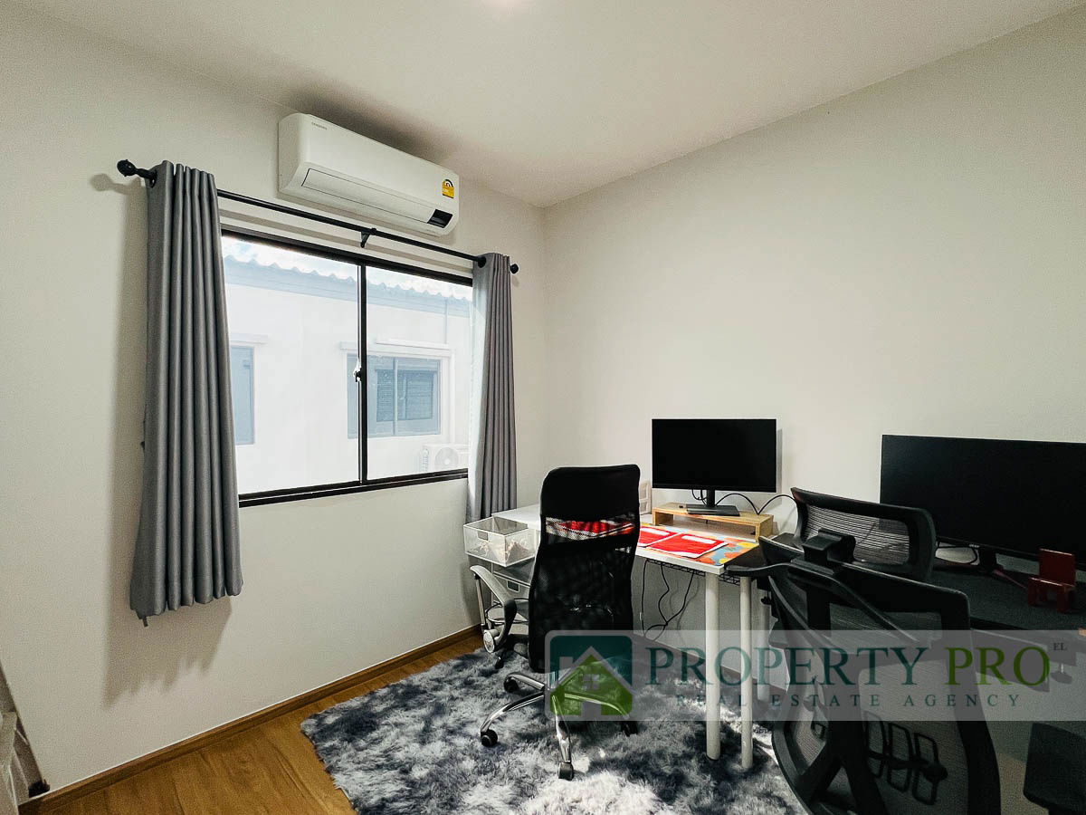 รูป ขาย บ้าน Pleno ติวานนท์ ทาวน์โฮม 2 ชั้น 3 ห้องนอน 18 ตรว 106 ตรม ใกล้ บางกะดี รังสิต ศรีสมาน ดอนเมือง : EL25S-009 - รูปที่ 15/17