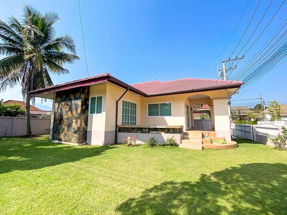 รูป 🏡 ให้เช่าบ้านเดี่ยว มีเนื้อที่สวนกว้าง ในโครงการคุณภาพ เดินทางสะดวก ติดถนนเชียงใหม่-แม่ริม - รูปที่ 1/15