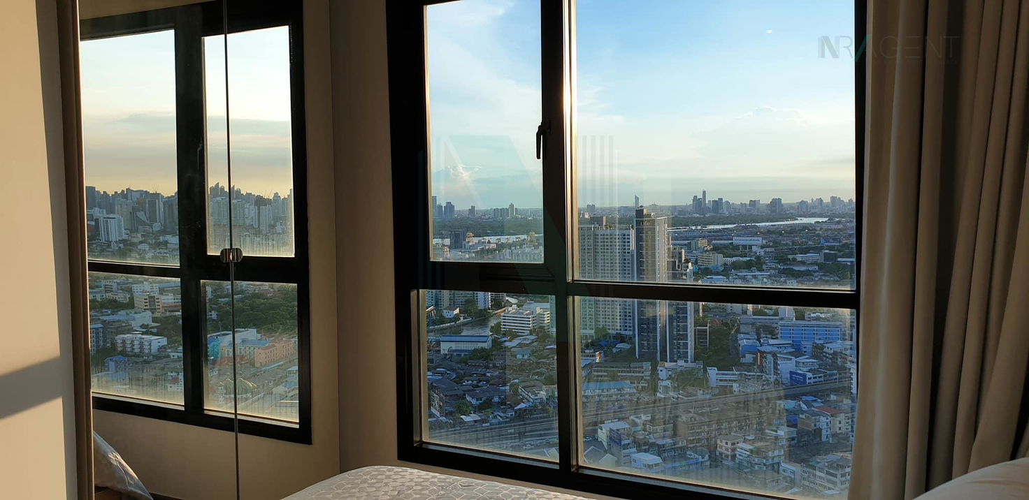 picture For Rent Condo THE BASE PARK WEST SUKHUMVIT 77 Building 1, Floor 39,1 bed room, Room size 27.00 sqm - 5/8