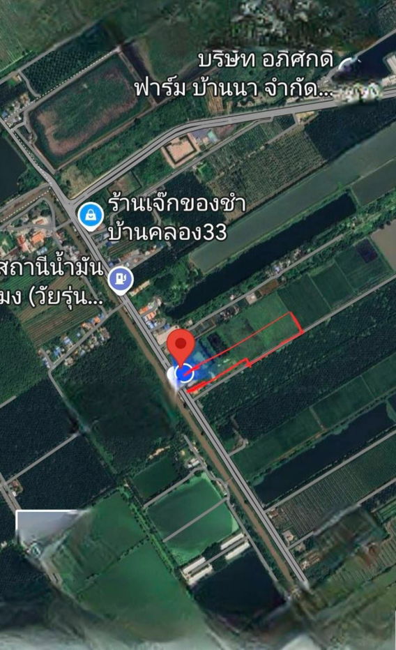 รูป ขายที่ดินเปล่า 51-0-47 ไร่ ติดถนน 4 เลน ต.บ้านพริก อ.บ้านนา จ.นครนายก  - รูปที่ 2/7
