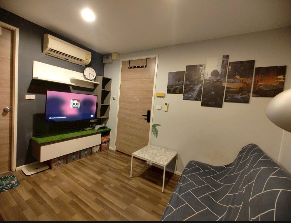 รูป Living Nest รามคำแหง เฟอร์นิเจอร์ครบ เครื่องใช้ไฟฟ้าครบ พร้อมอยู่   32 ตร.ม. | 1 ห้องนอน | 1 ห้องน้ำ | ระเบียง2ชั้น  🏢 ชั้น 2 | ตึก C |  - รูปที่ 4/10