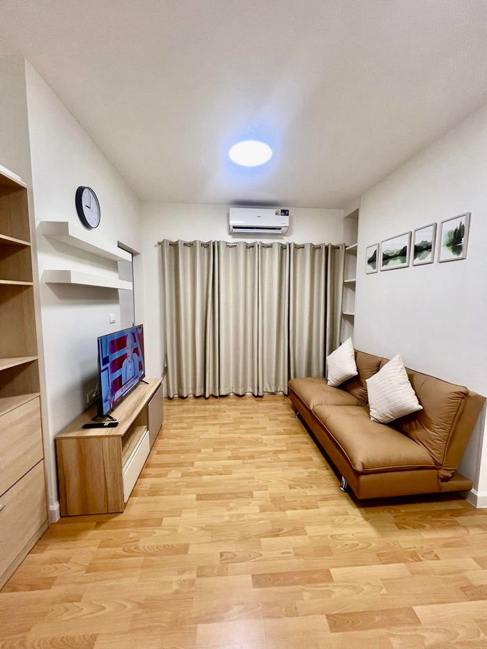 รูป code : B174 ให้เช่าคอนโด มายคอนโด สุขุมวิท 103 (My Condo Sukhumvit 103) | ห้องรีโนเวทใหม่ แกะกล่อง! ขนาดใหญ่ 35 ตร.ม. พร้อมเข้าอยู่ - รูปที่ 2/9