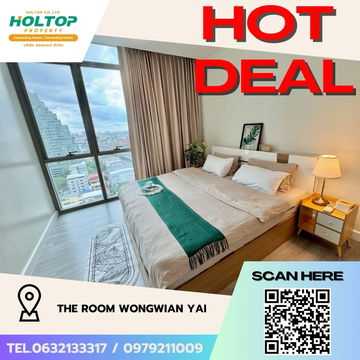 #Z2121💥250868🔥ให้เช่าคอนโด The Room Wongwian Yai