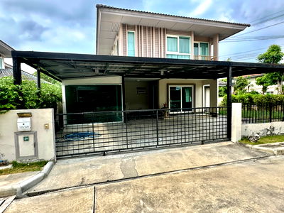 ขายบ้านเดี่ยว : ขายบ้านเดี่ยวหลังมุม 2 ชั้น คณาสิริ วงแหวน-พระราม 5 เนื้อที่ 77 ตร.วา 3 ห้องนอน 2 ห้องน้ำ