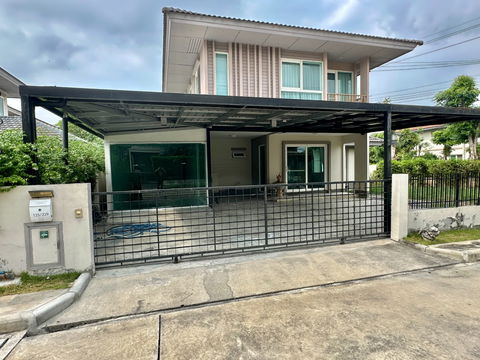 ขายบ้านเดี่ยวหลังมุม 2 ชั้น คณาสิริ วงแหวน-พระราม 5 เนื้อที่ 77 ตร.วา 3 ห้องนอน 2 ห้องน้ำ