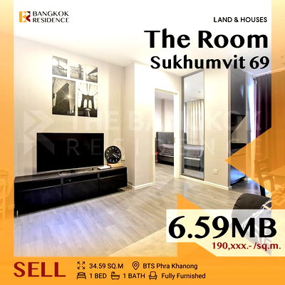 Condos for sale : 🩵 Rare Unit! The Room Sukhumvit 69 near BTS Phra Khanong