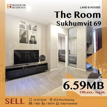 🩵 Rare Unit! The Room Sukhumvit 69 near BTS Phra Khanong