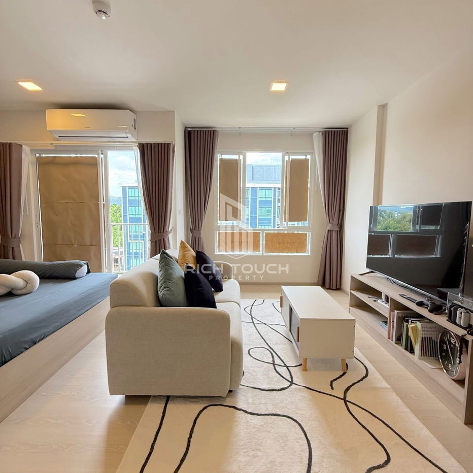 รูป Dcondo Sand ให้เช่า วิวสวน เครื่องใช้ไฟฟ้าจัดเต็ม - รูปที่ 1/8