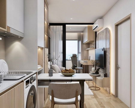 ให้เช่า Life rama4-asoke 1 bedroom plus 19 วิวแม่น้ำเจ้าพระยา  -