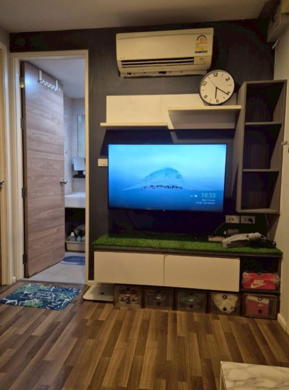 รูป Living Nest รามคำแหง เฟอร์นิเจอร์ครบ เครื่องใช้ไฟฟ้าครบ พร้อมอยู่   32 ตร.ม. | 1 ห้องนอน | 1 ห้องน้ำ | ระเบียง2ชั้น  🏢 ชั้น 2 | ตึก C |  - รูปที่ 5/10