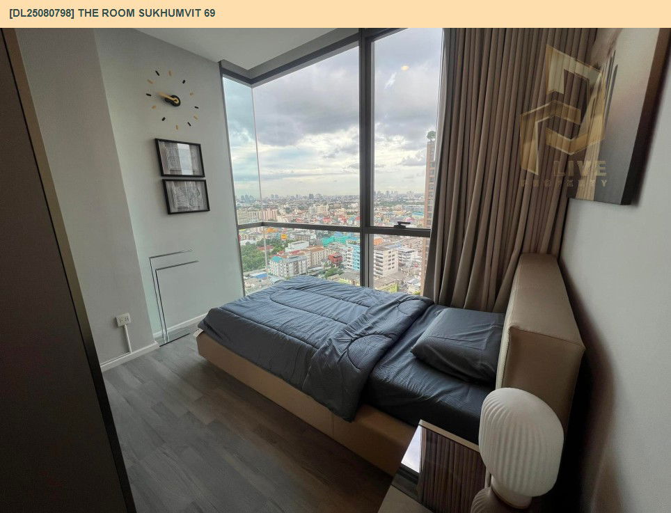 รูป DL25080798 ให้เช่าคอนโด เดอะ รูม สุขุมวิท 69 (The Room Sukhumvit 69) ใกล้ BTS พระโขนง พร้อมเข้าอยู่ โทรด่วน 0638692663 LineID @534wlwof - รูปที่ 3/9