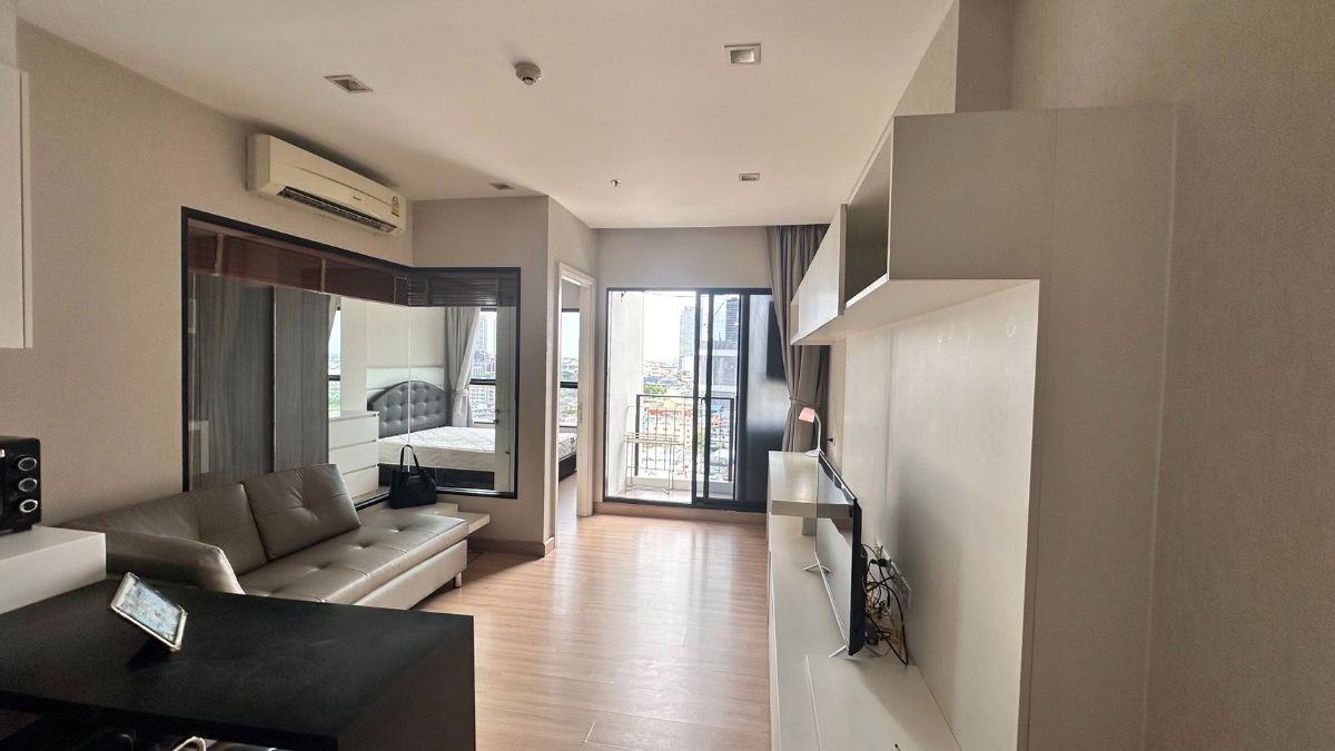 รูป Urbano Absolute | ให้เช่า 1 ห้องนอน สภาพดี ตกแต่งเรียบร้อย ชั้นสูงมาก วิวแม่น้ำ ราคาดี - รูปที่ 13/14