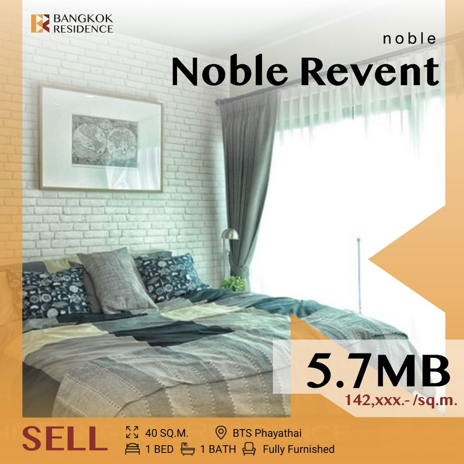 picture Noble Revent 🔥Luxury Living in the Heart of Bangkok🌟Near BTS Phaya Thai - 1/12