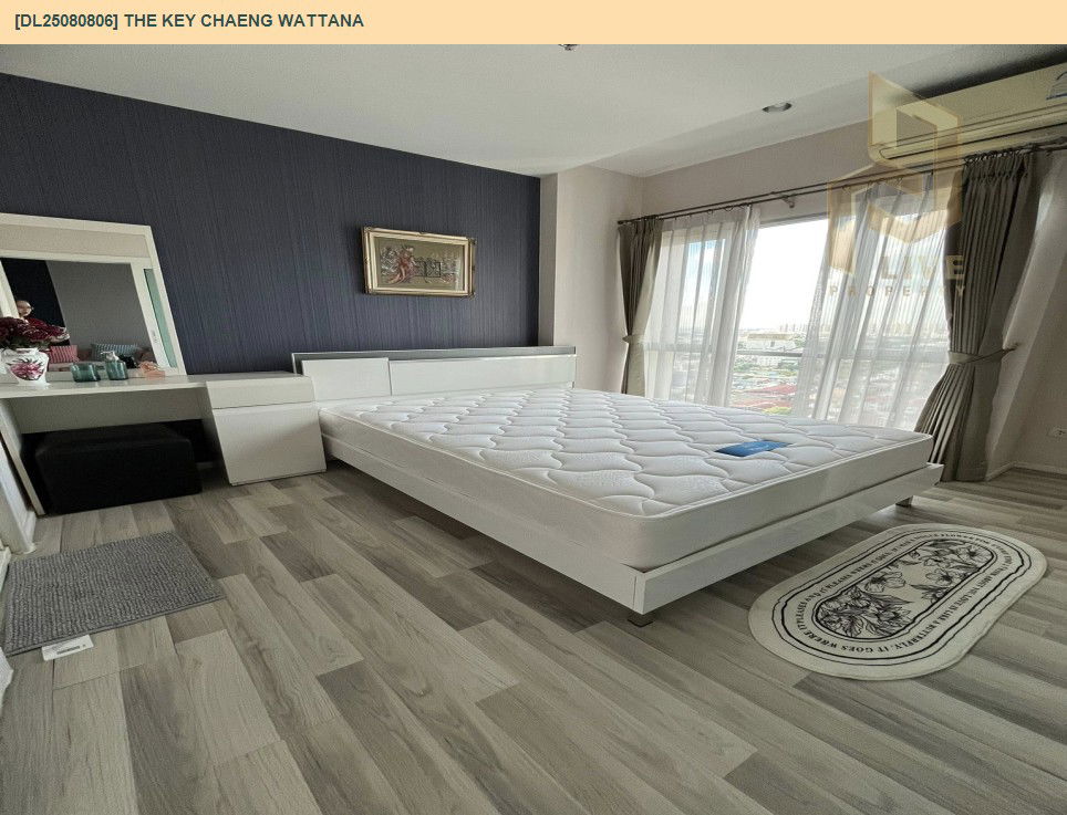 picture DL25080806 Condo for rent, The Key Chaeng Wattana near -, ready to move in, call urgently 0656133286 LineID @534wlwof - 3/9