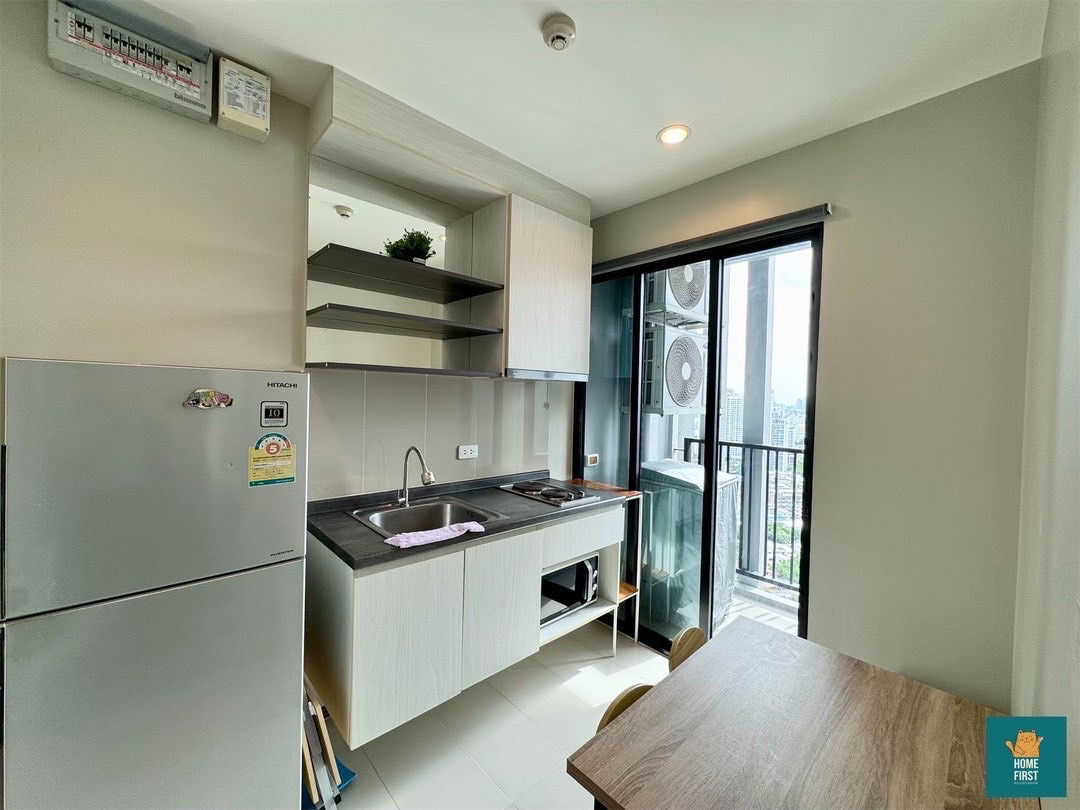 รูป ให้เช่า The Base Park West 26 ตรม. พร้อมเฟอร์ฯ 12,000 บาทต่อเดือน - รูปที่ 8/10