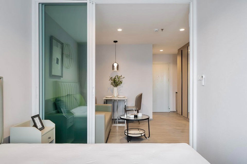 รูป code : B227 ให้เช่าคอนโด รีเจ้นท์โฮม บางนา (Regent Home Bangna) | ใกล้ BTS บางนา 350 ม. ห้องมุมทิศตะวันออก วิวโล่งไม่ร้อน | ห้อง 28 ตร.ม. ราคาดีมาก - รูปที่ 8/13