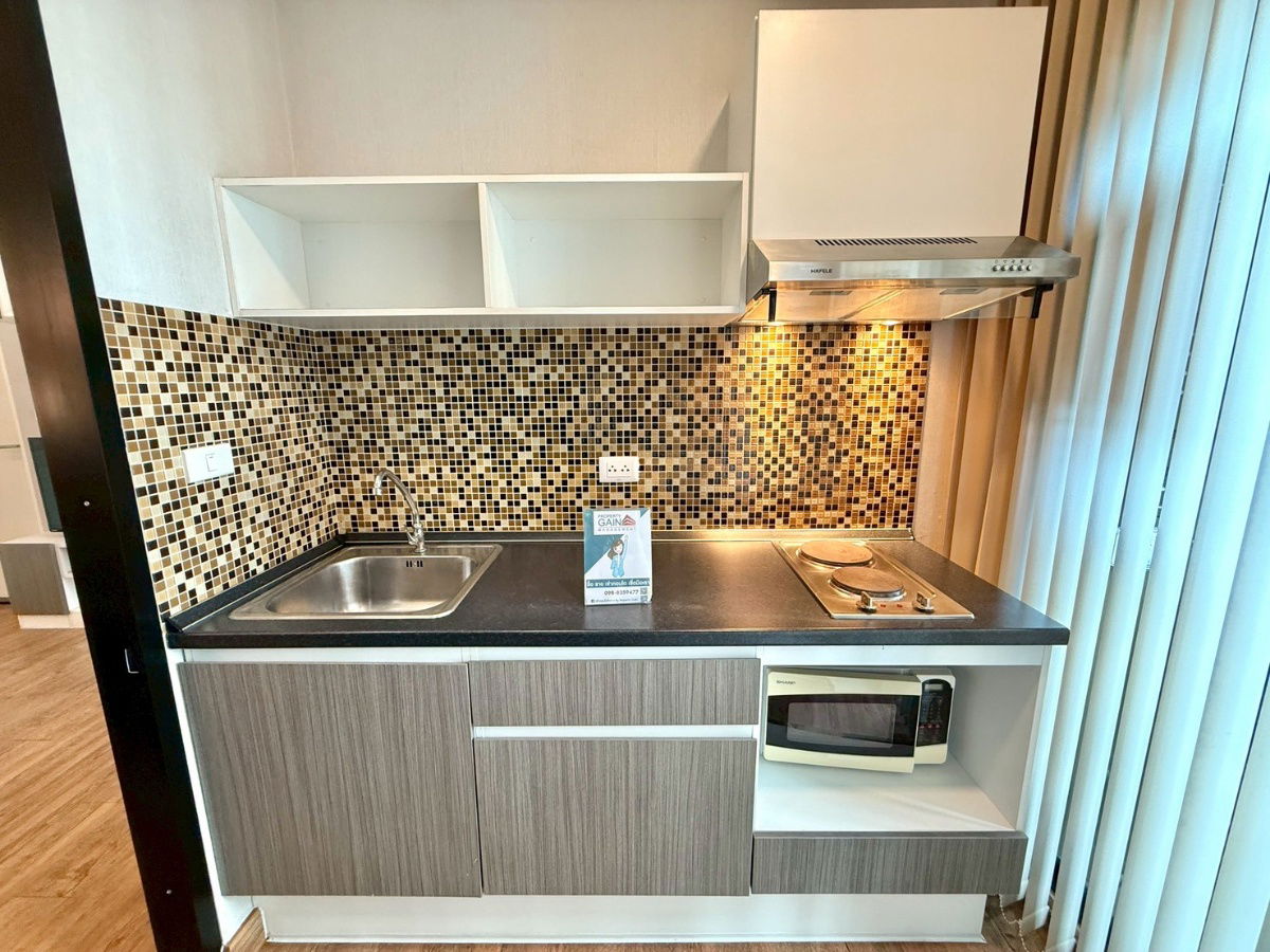 รูป 1bed เมลเบิร์น ราคาดีมาก เพียง 9,000 บาท ชั้น5 เฟอร์ครบ มีเครื่องซักผ้าทำอาหารได้ โซฟาbedปรับนอนได้ - รูปที่ 14/30