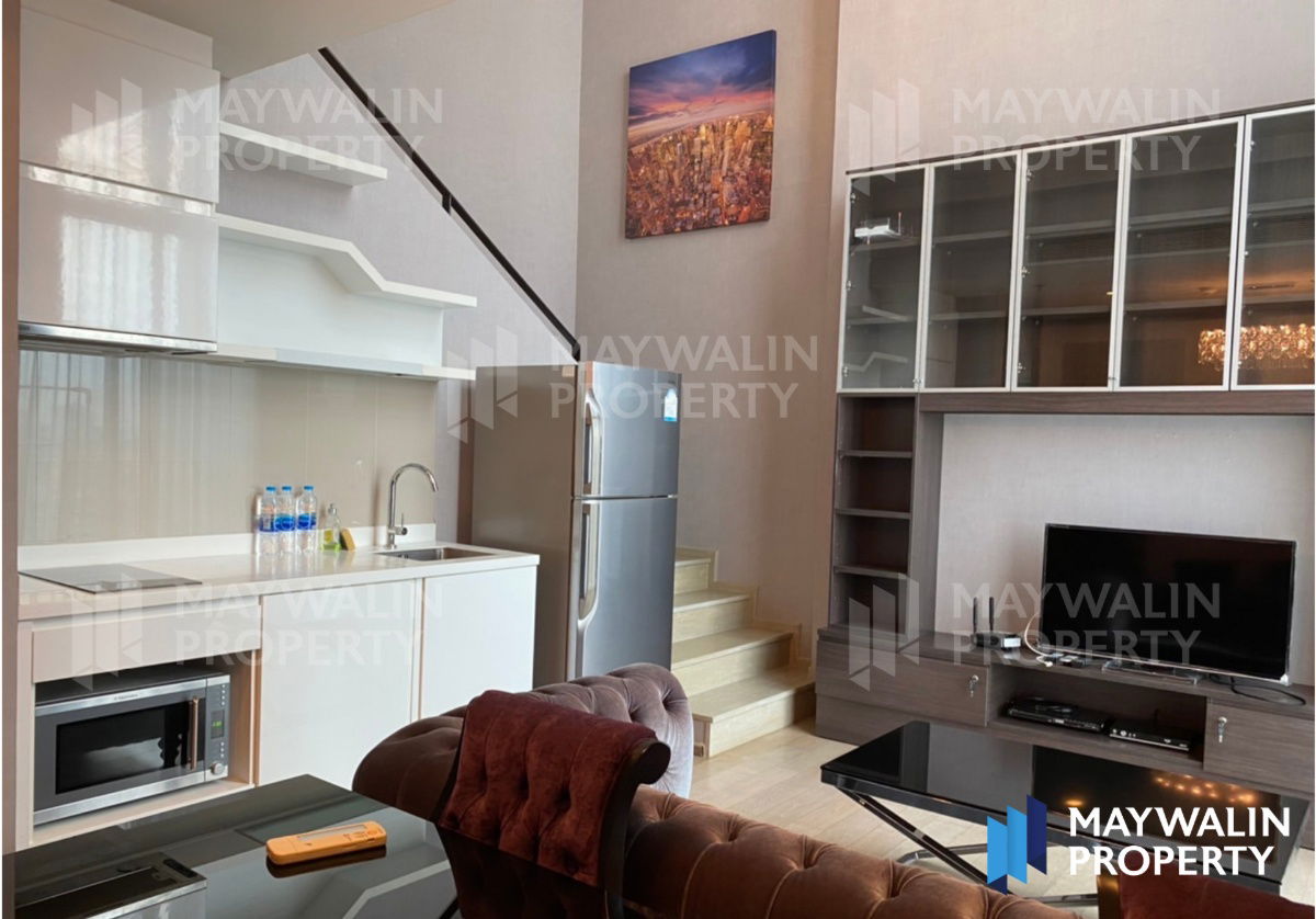 picture Hot Deal🔥 Pyne by Sansiri Duplex 2BR/2BA Next BTS Ratchathewi 0 M. ‼ Only 44,900📲 Line ID: Junesone520/0842932624 - 2/6