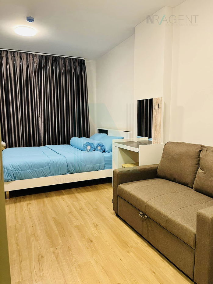 picture 🔺 For Rent Condo FEEL CONDO LAT PHRAO 122 Building A, Floor 2,Studio, Room size 24.00 sqm - 1/8