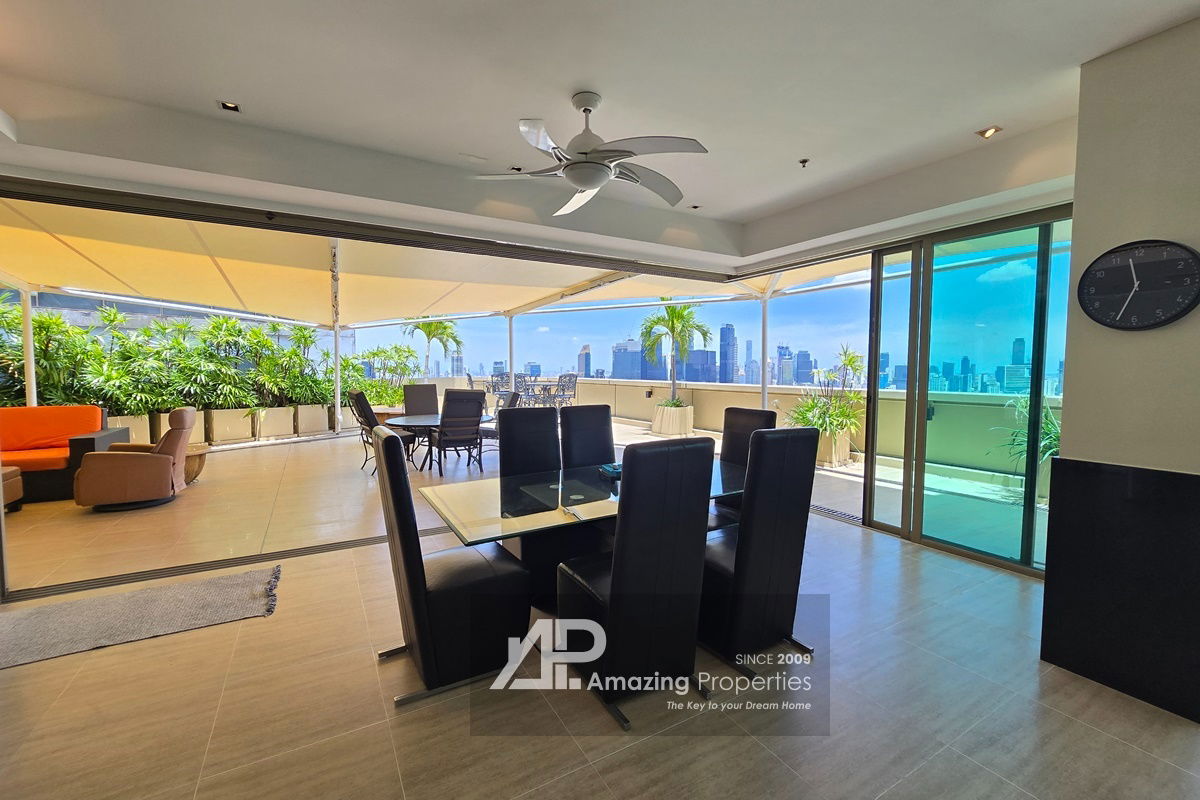รูป Asoke Penthouse with Benchakitti Park Views - รูปที่ 5/14