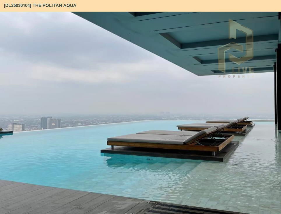 picture DL25030104 Condominium for sale, The Politan Aqua, ready to move in, call 0638692663 LineID@655ebbvc - 10/11