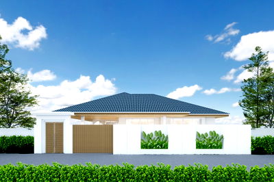 บ้านเดี่ยว ภูเก็ต : ขาย Pool Villa หมู่บ้านสวนเนรมิต 5 ตกแต่งครบ ใกล้Robinson Lifestyle Thalang เพียง 5 นาที 