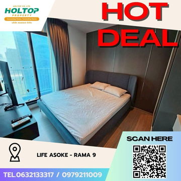 #Z2092 Condo for rent at Life Asoke - Rama 9