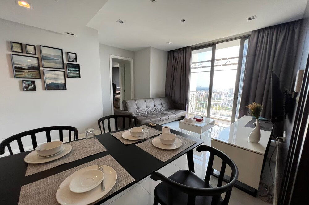 picture For Rent !! Code C20221200865..........Nara 9, 2 bedroom, 2 bathroom, South Facing, high floor 24++, furnished, ready to move in 📣📣 - 3/7