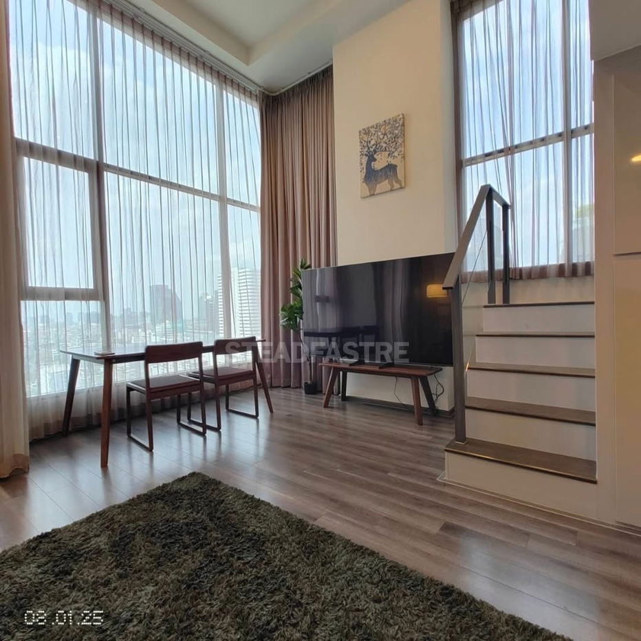 รูป ให้เช่า คอนโด KnightsBridge Space Rama 9 ห้องมุมDuplex ขนาด 44 ต รม. Line: @steadfastre - รูปที่ 3/7